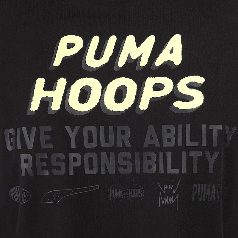 мужская черная футболка PUMA BP SS Tee 1 53073004 - цена, описание, фото 5